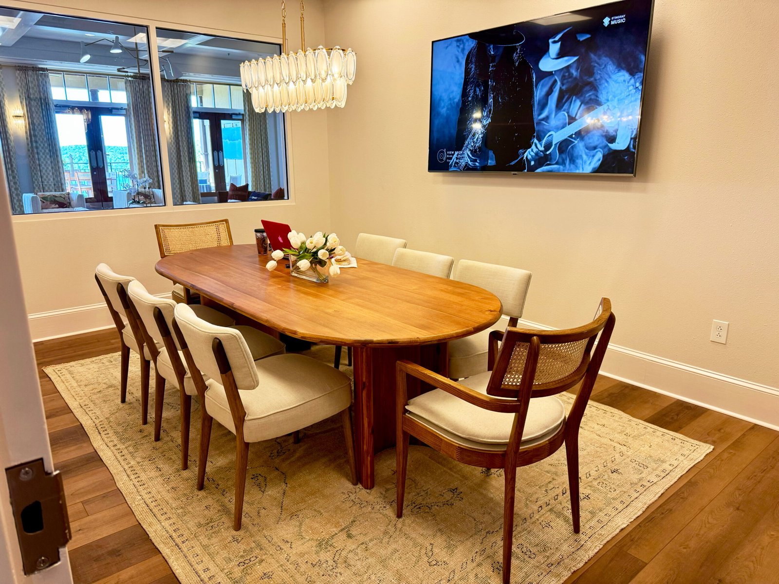 Movie theatre with stadium seating